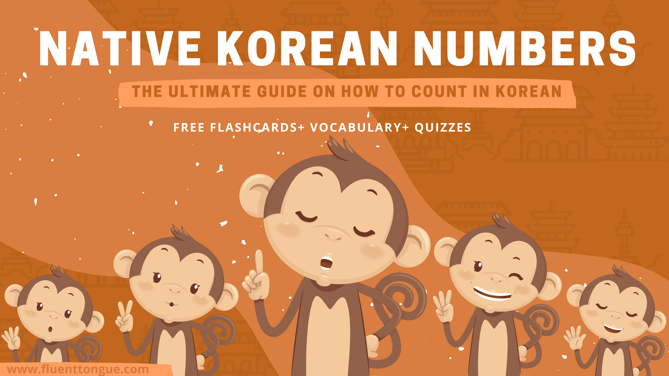 Native Korean Numbers 1-100 made easy|A free crash course