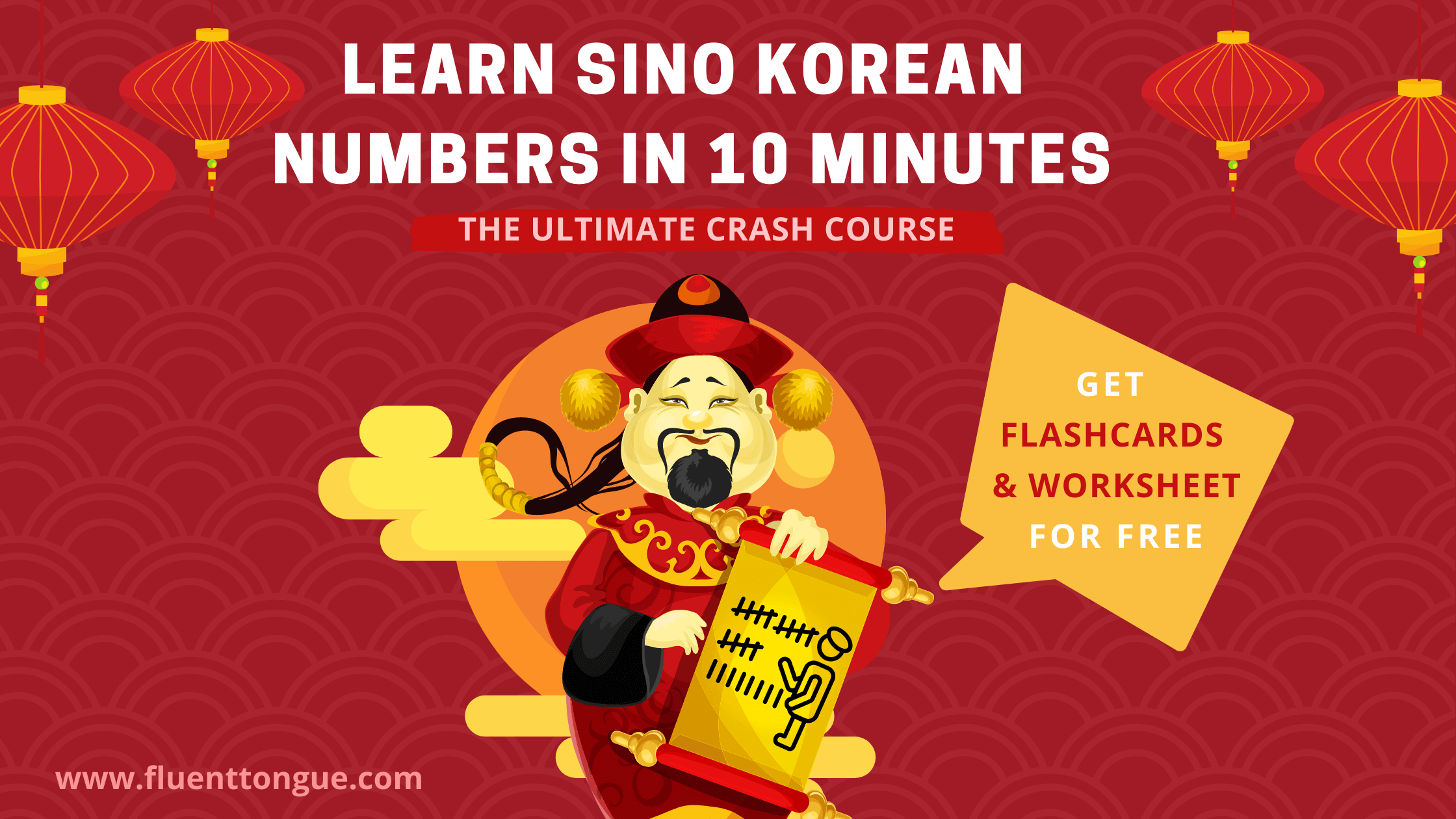 Sino Korean Numbers made easy:free course to Count in Korean