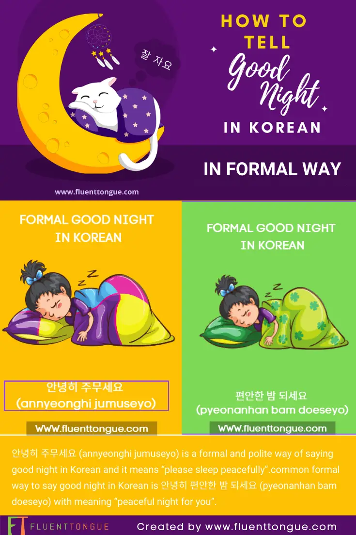 Good Night in Korean