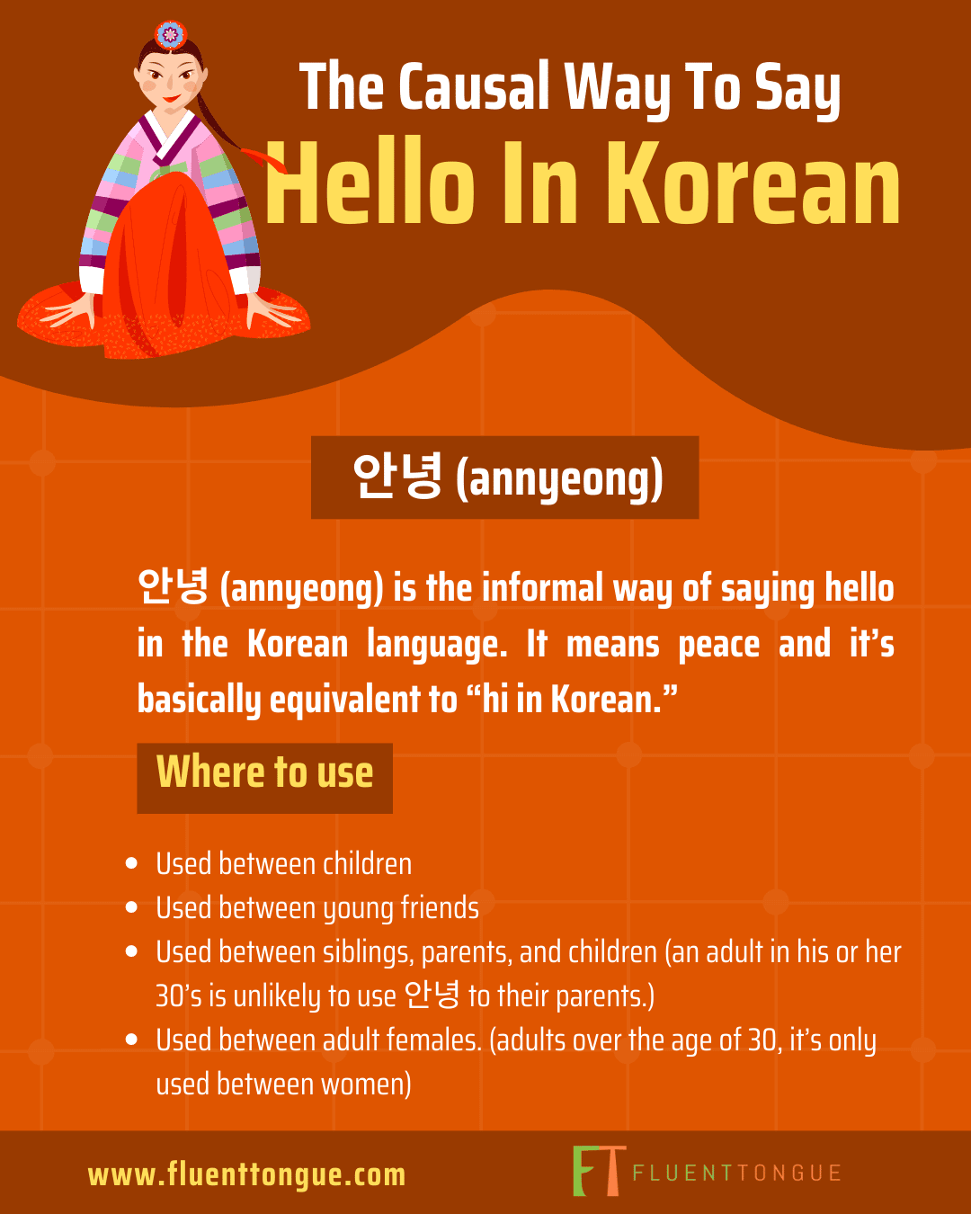 Hello in Korean