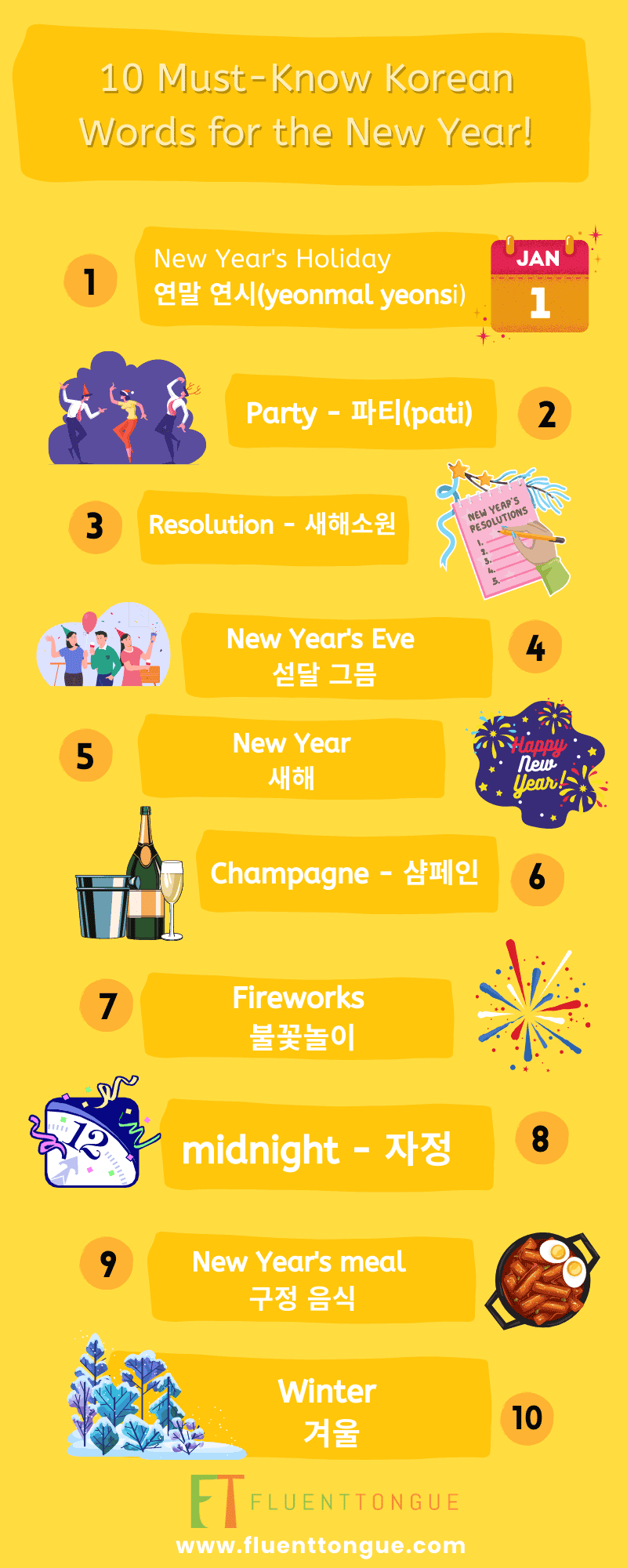 10 must-know words for the happy new year in Korean
