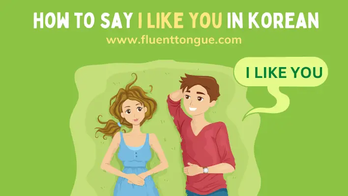 how to say I like you in Korean(3 ways)|an easy guide