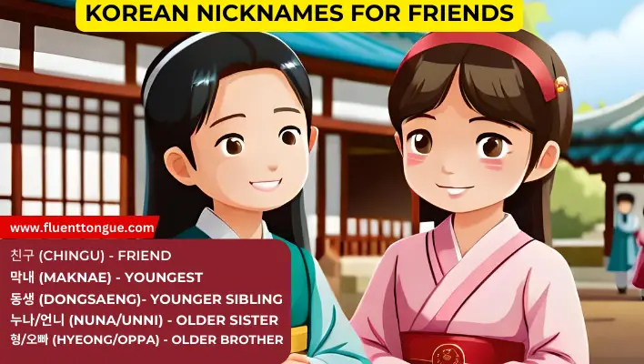 Korean Nicknames for Friends, Family, and More
