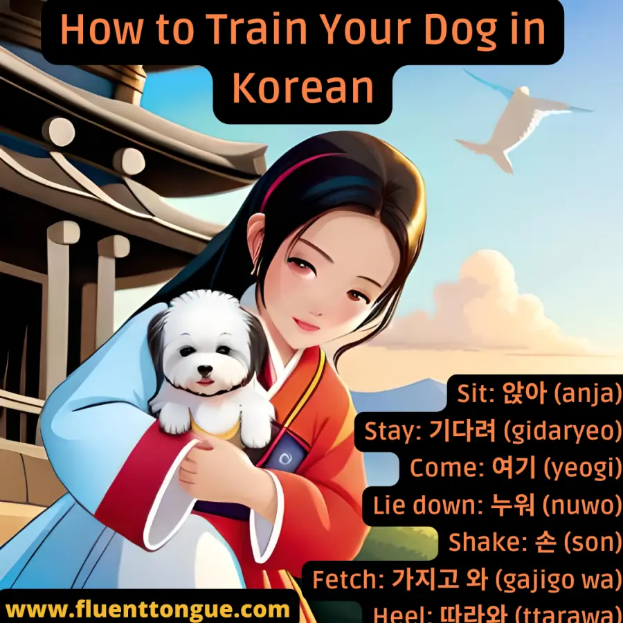 How to train your dog in Korean
